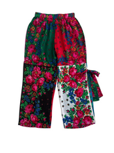UPCYCLED SCARF PANTS